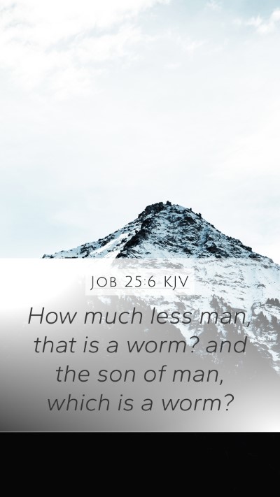 Job 25:6 Explained