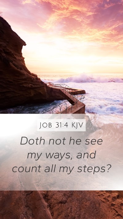 Job 31:4 Explained