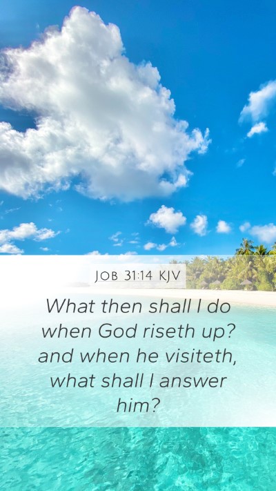 Job 31:14 Explained