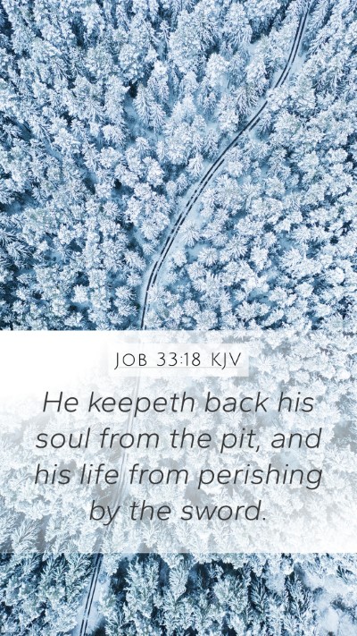 Job 33:18 Explained