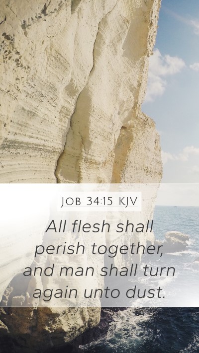 Job 34:15 Explained