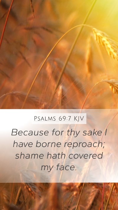 Psalms 69:7 Explained