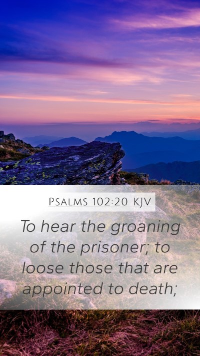 Psalms 102:20 Explained