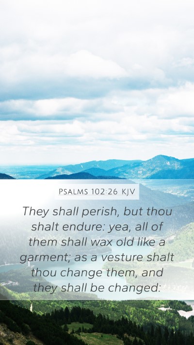 Psalms 102:26 Explained