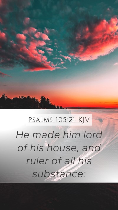 Psalms 105:21 Explained