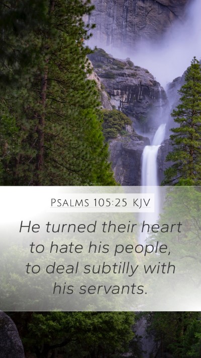 Psalms 105:25 Explained