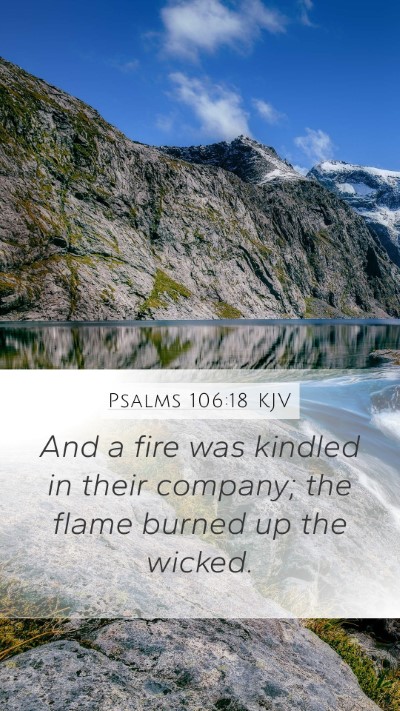 Psalms 106:18 Explained