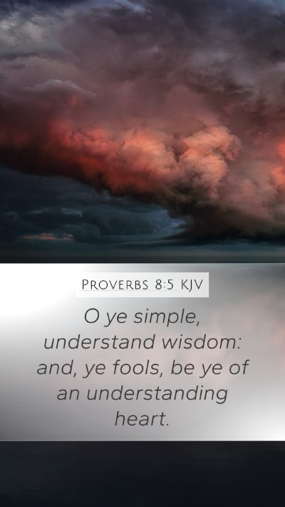 Proverbs 8:5 Explained