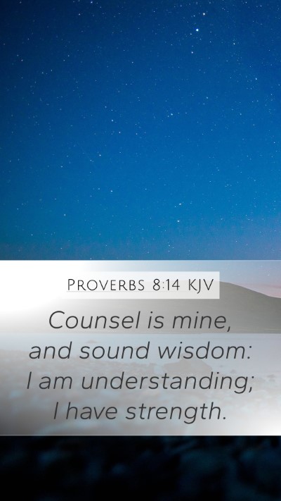 Proverbs 8:14 Explained