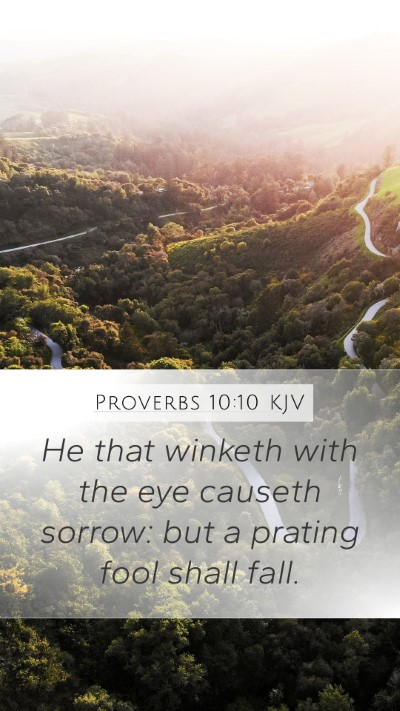 Proverbs 10:10 Explained