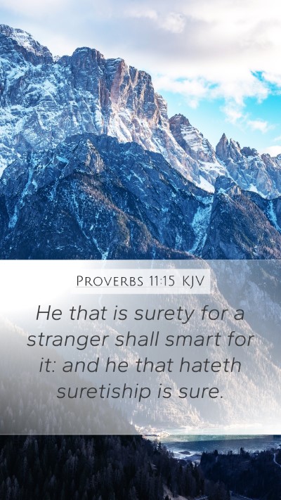 Proverbs 11:15 Explained