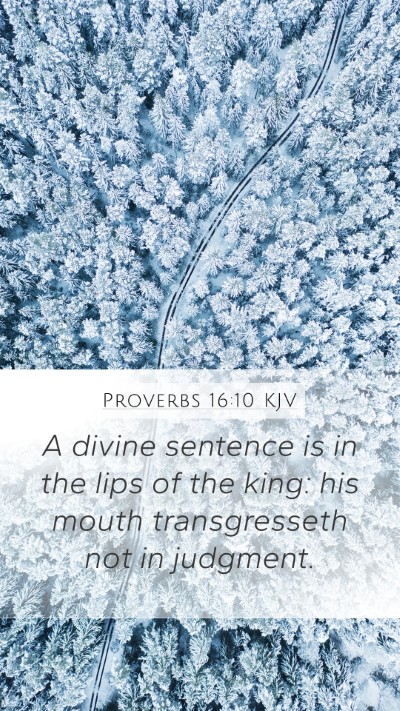 Proverbs 16:10 Explained