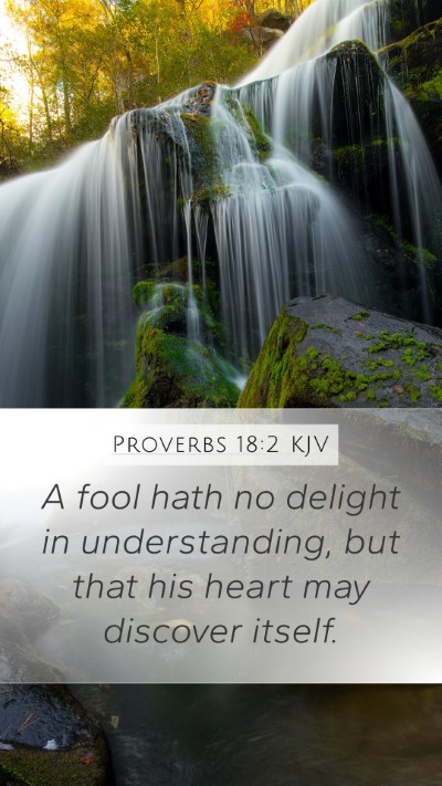 Proverbs 18:2 Explained