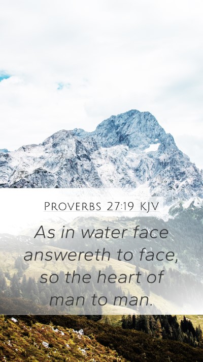 Proverbs 27:19 Explained