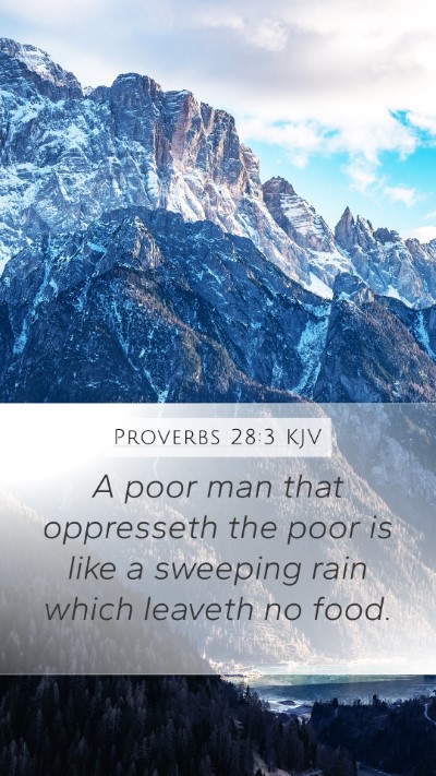 Proverbs 28:3 Explained