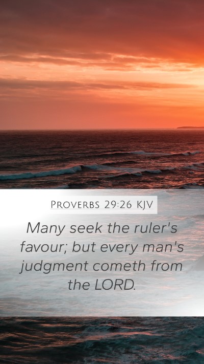 Proverbs 29:26 Explained