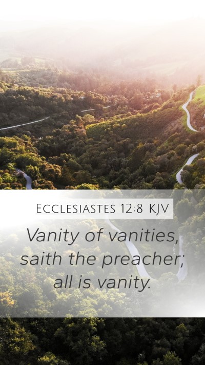 Ecclesiastes 12:8 Explained