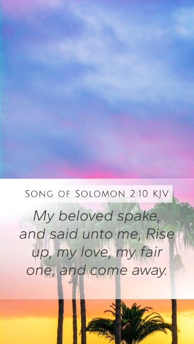 Song of Solomon 2:10 Explained