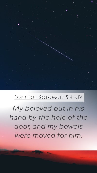 Song of Solomon 5:4 Explained