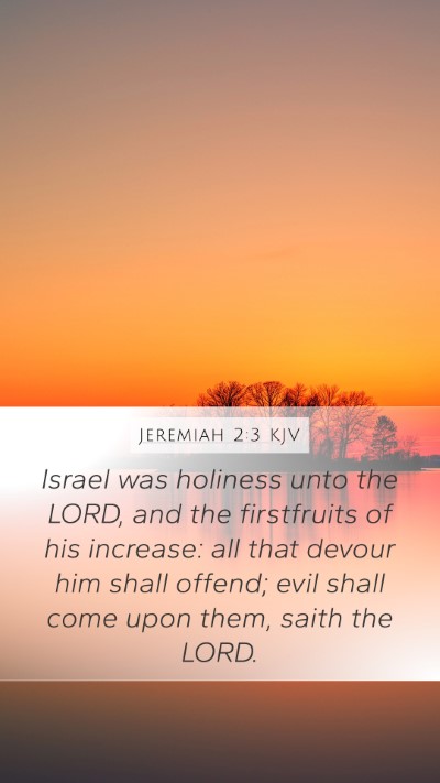 Jeremiah 2:3 Explained