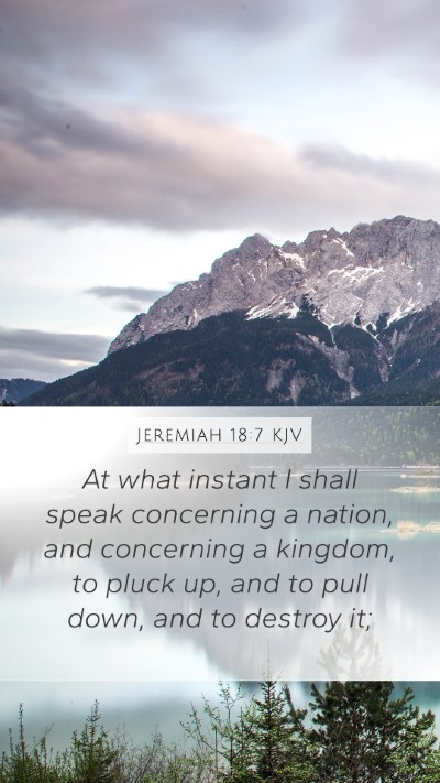 Jeremiah 18:7 Explained