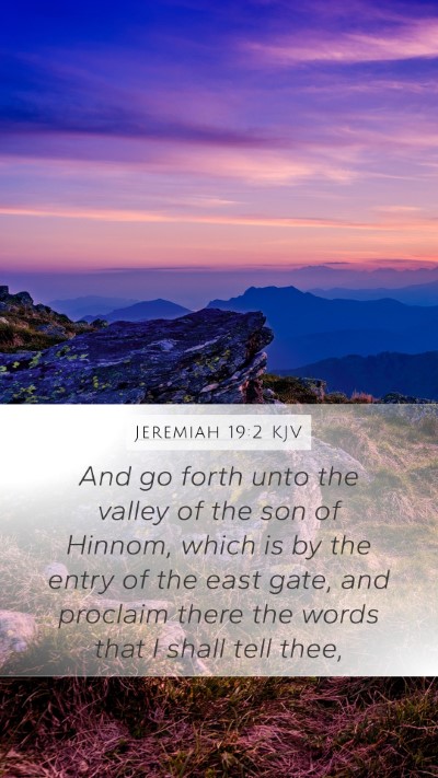 Jeremiah 19:2 Explained