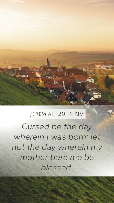 Jeremiah 20:14 Explained