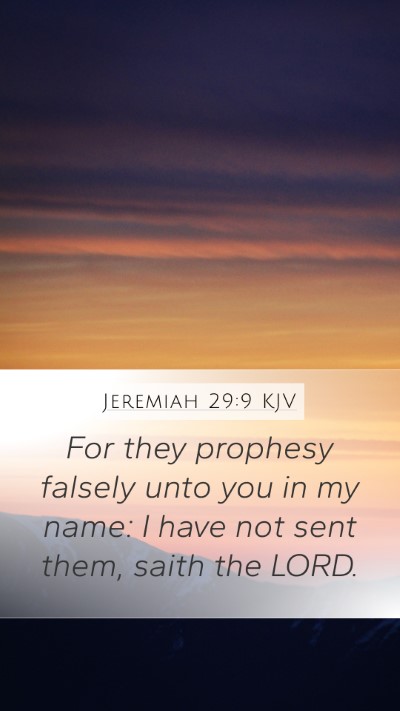 Jeremiah 29:9 Explained