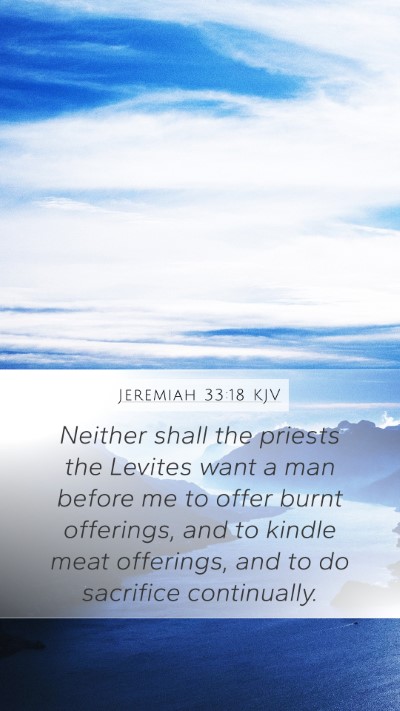 Jeremiah 33:18 Explained