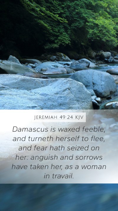 Jeremiah 49:24 Explained