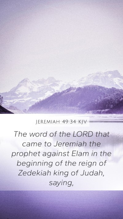 Jeremiah 49:34 Explained