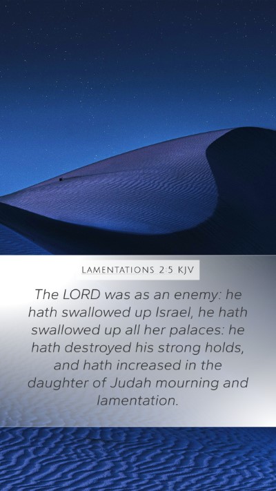 Lamentations 2:5 Explained