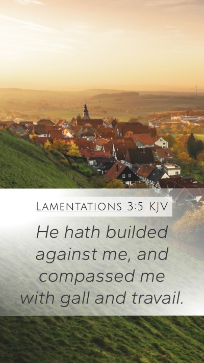 Lamentations 3:5 Explained