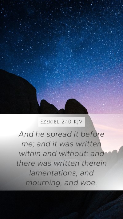 Ezekiel 2:10 Explained