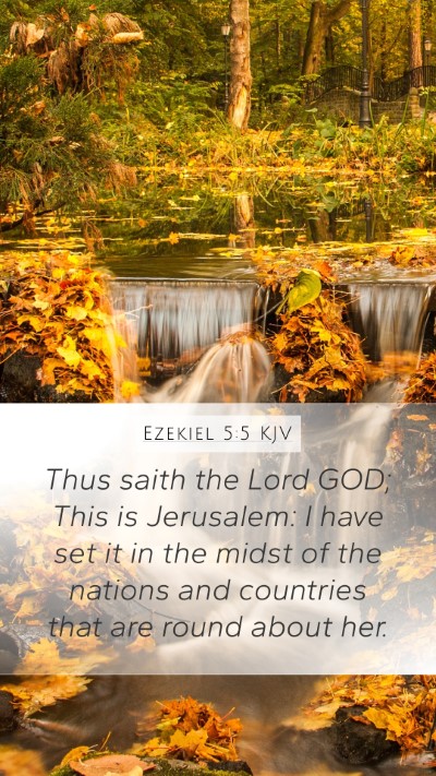 Ezekiel 5:5 Explained