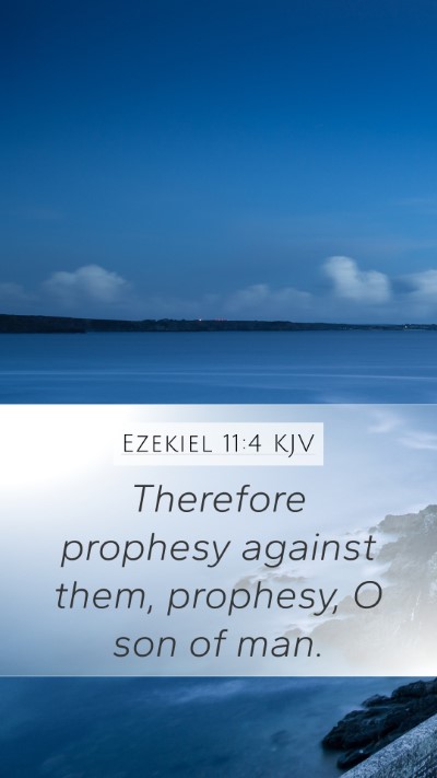 Ezekiel 11:4 Explained