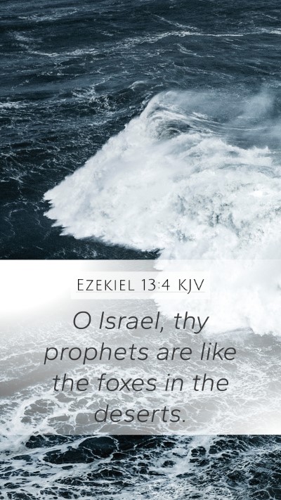 Ezekiel 13:4 Explained