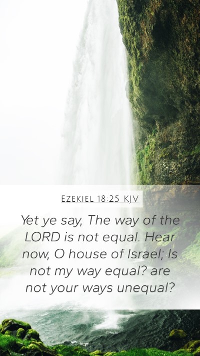 Ezekiel 18:25 Explained