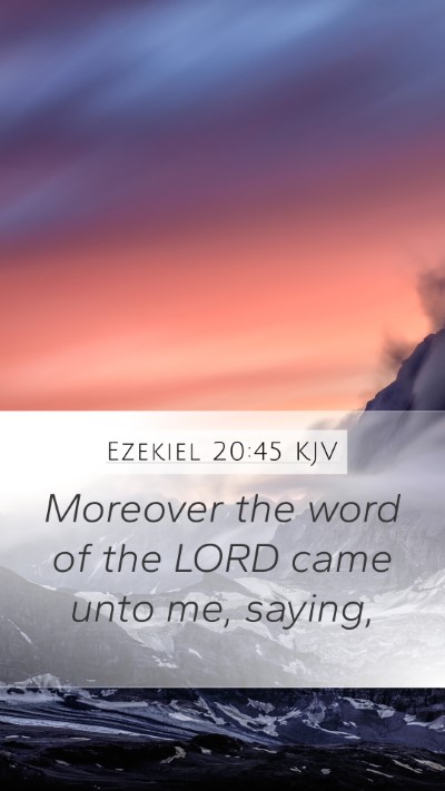 Ezekiel 20:45 Explained