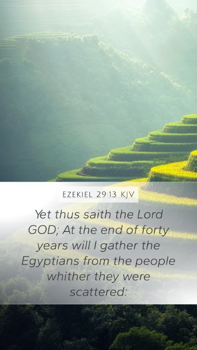 Ezekiel 29:13 Explained