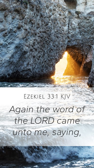 Ezekiel 33:1 Explained