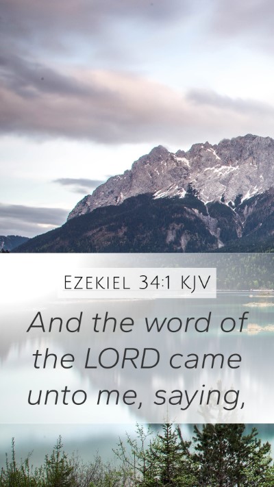 Ezekiel 34:1 Explained