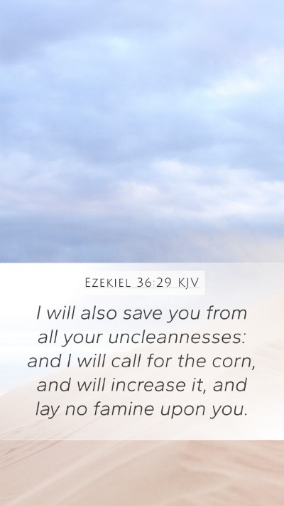 Ezekiel 36:29 Explained