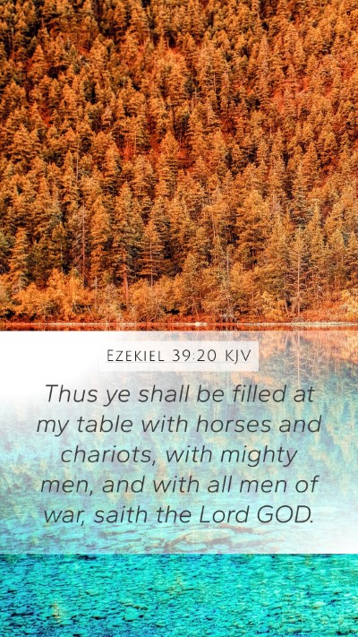 Ezekiel 39:20 Explained