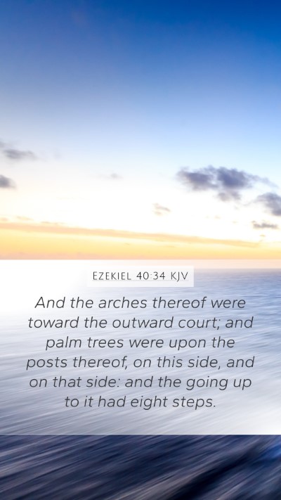 Ezekiel 40:34 Explained