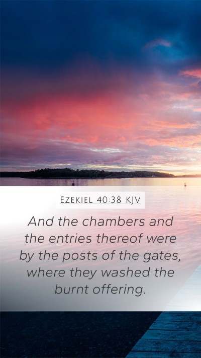 Ezekiel 40:38 Explained