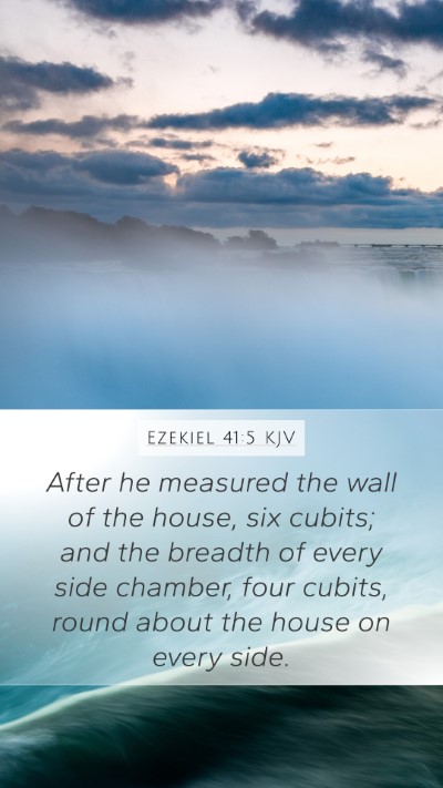 Ezekiel 41:5 Explained