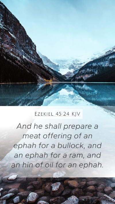 Ezekiel 45:24 Explained