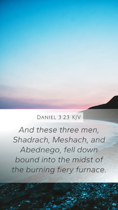 Daniel 3:23 Explained