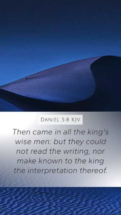 Daniel 5:8 Explained